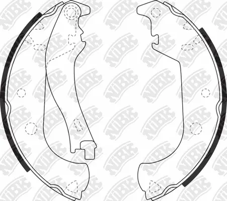 Brake Shoe Set (FN0518)