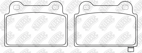 Brake Pad Set, disc brake (PN23002)