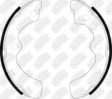 Brake Shoe Set (FN5510)