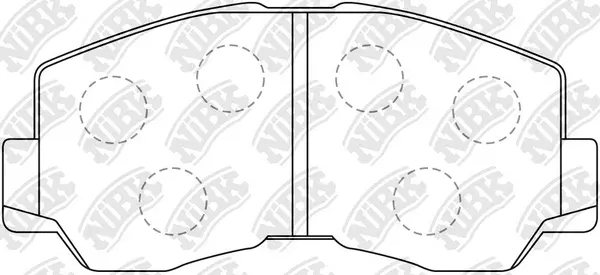 Brake Pad Set, disc brake (PN3084)