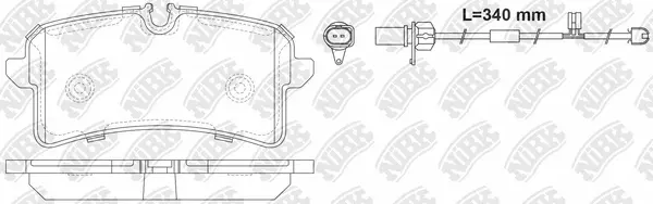 Brake Pad Set, disc brake (PN0719W)
