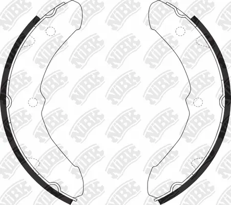 Brake Shoe Set (FN2255)