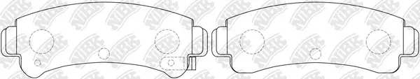 Brake Pad Set, disc brake (PN2283)