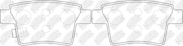 Brake Pad Set, disc brake (PN0501)