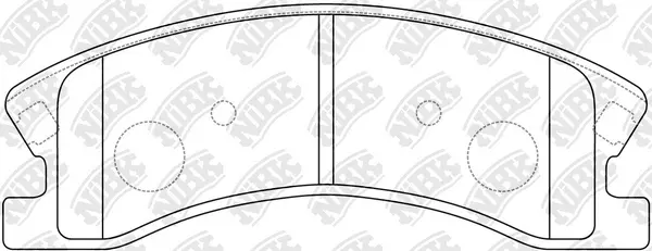 Brake Pad Set, disc brake (PN0067)