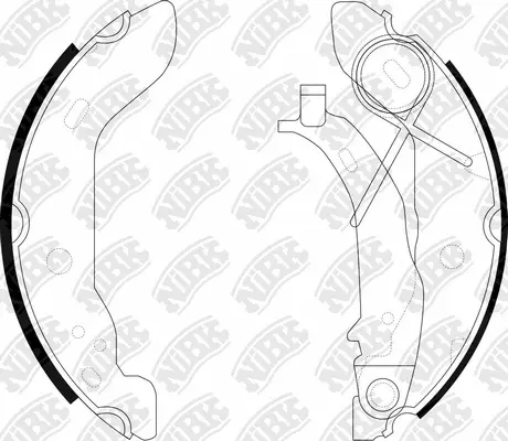Brake Shoe Set (FN0555)