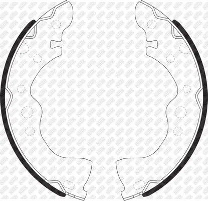 Brake Shoe Set (FN0636)