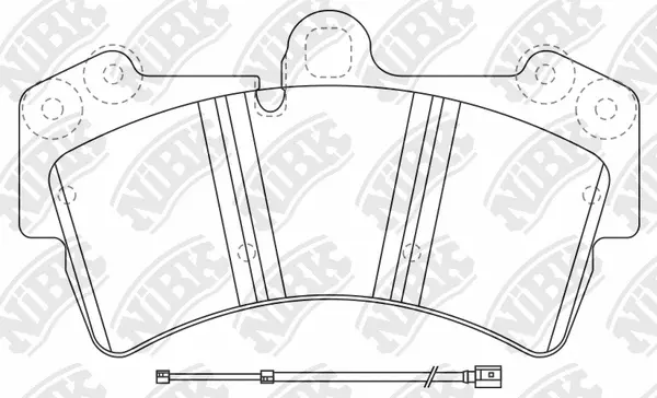 High Performance Brake Pad Set (PN0346WS)