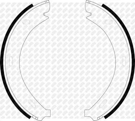 Brake Shoe Set, parking brake (FN0571)