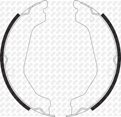 Brake Shoe Set, parking brake (FN0631)