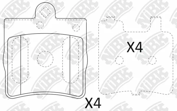 Brake Pad Set, disc brake (PN0310)