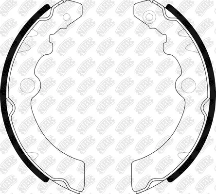 Brake Shoe Set (FN0660)