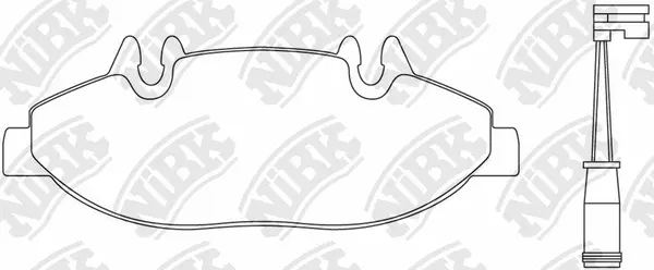 Brake Pad Set, disc brake (PN0406W)