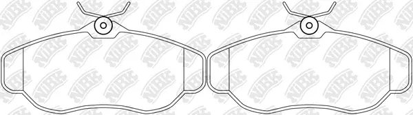Brake Pad Set, disc brake (PN0295)