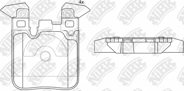 Brake Pad Set, disc brake (PN32004)
