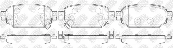 Brake Pad Set, disc brake (PN5819)