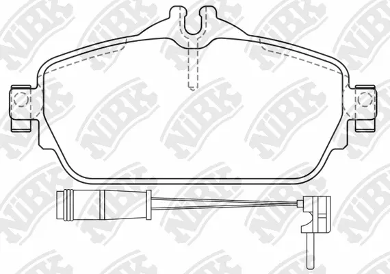 Brake Pad Set, disc brake (PN0576W)