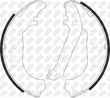 Brake Shoe Set (FN51001)
