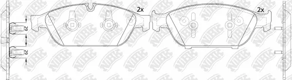 Brake Pad Set, disc brake (PN0556)