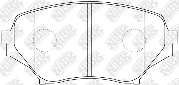 Brake Pad Set, disc brake (PN0387)