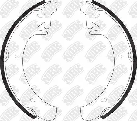 Brake Shoe Set (FN0511)