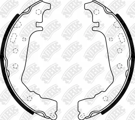 Brake Shoe Set (FN2383)
