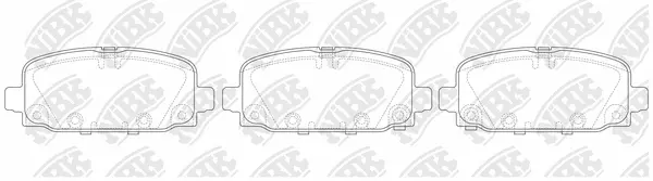 Brake Pad Set, disc brake (PN0870)