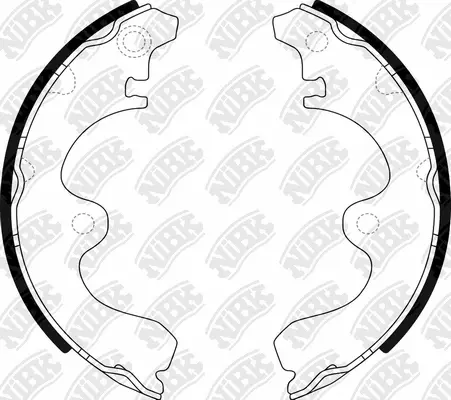 Brake Shoe Set (FN2326)