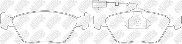 Brake Pad Set, disc brake (PN0130W)