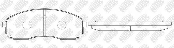 Brake Pad Set, disc brake (PN0602)