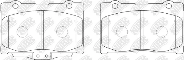 Brake Pad Set, disc brake (PN8801)