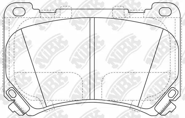 Brake Pad Set, disc brake (PN11002)