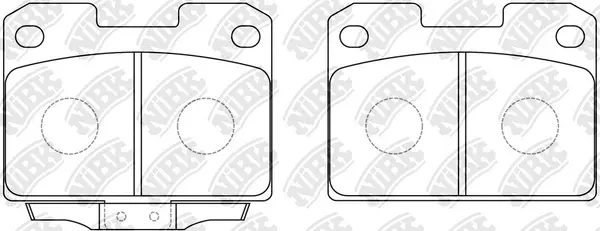 Brake Pad Set, disc brake (PN3338)