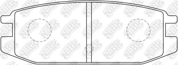 Brake Pad Set, disc brake (PN3152)