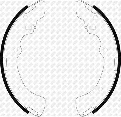 Brake Shoe Set (FN6721)