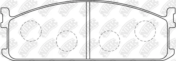 Brake Pad Set, disc brake (PN4083)
