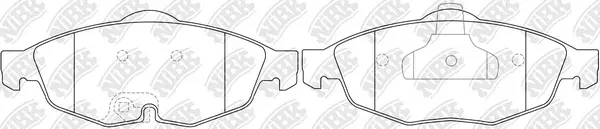 Brake Pad Set, disc brake (PN0320)