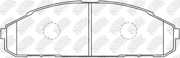 Brake Pad Set, disc brake (PN2308)