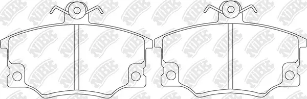 Brake Pad Set, disc brake (PN0235)