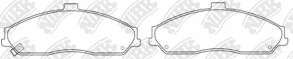 Brake Pad Set, disc brake (PN0613)