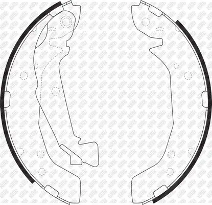 Brake Shoe Set (FN0612)