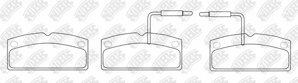 Brake Pad Set, disc brake (PN42003W)