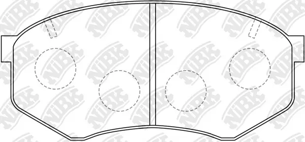 Brake Pad Set, disc brake (PN1246)