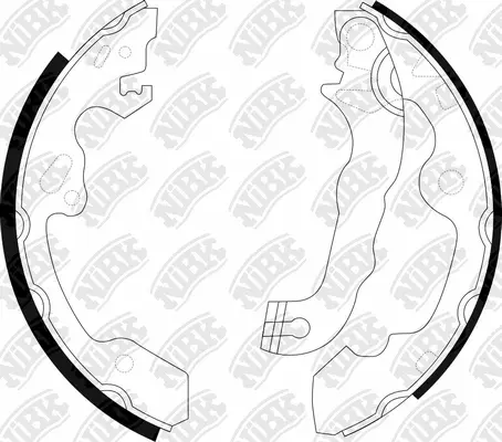 Brake Shoe Set (FN0558)