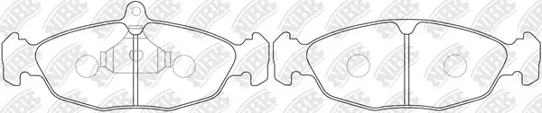 Brake Pad Set, disc brake (PN0021)