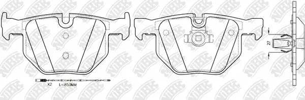 Brake Pad Set, disc brake