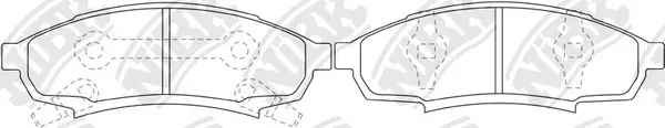 Brake Pad Set, disc brake (PN0314)