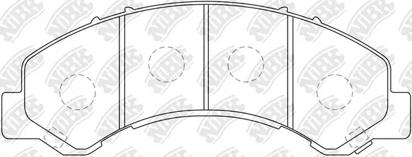 Brake Pad Set, disc brake (PN4491)