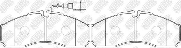 Brake Pad Set, disc brake (PN0072W)