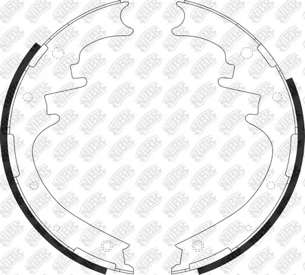 Brake Shoe Set (FN0707)